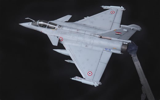 爱德美 1/48 阵风 Rafale 战斗机模型制作视频(自制三弟打印飞行员)