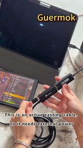 Guermok USB3.0 Video Capture Card for Streaming, PD100W, 90° USBC & Type C Adapter, 3.3ft 2K@30FPS 1080P@60FPS HDMI to USB A/C Capture Devices for Oculus /Quest3 /iPad/MacOS/Switch /PS5/4