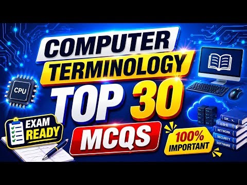 Computer Terminology MCQs in Hindi | Top 30 Questions for All Exams 2026