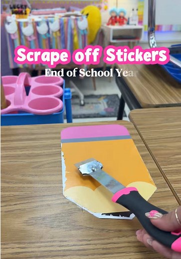 Remove Sticky Classroom Residue: Blow Dryer and Acetone Test