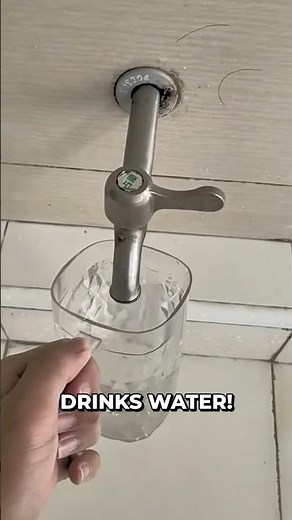 This Reverse Tap Drinks Water! 😂