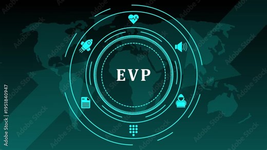 Employee value proposition (EVP) strategy concept. Attract, motivate and retain talented employees in a competitive job market through the corporate culture and benefits offering.4k