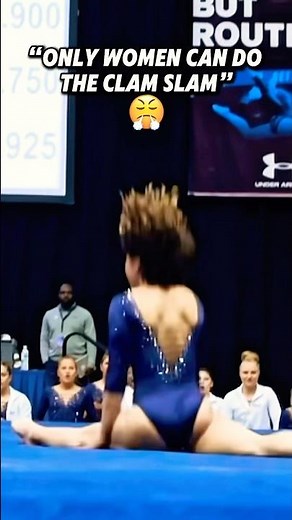 He Actually Tried The Clam Slam💀 #gymnastics #fail #funny