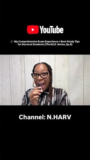 The Ed.D. Series, Ep.8: My Comprehensive Exam Experience + Best Study Tips for Doctoral Students 🎓