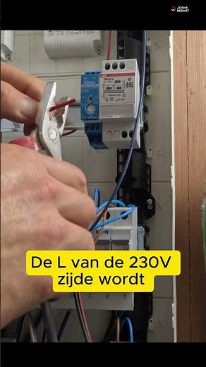Connecting a 1-10V dimmer and driver in a distribution board (part 1)