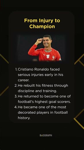From Injury to Champion: Cristiano Ronaldo’s Comeback #Motivation