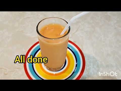 How to make a frozen fruit smoothie without milk and yogurt. #smoothie #smoothies #smoothierecipes