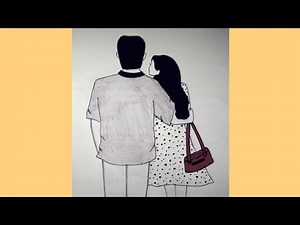 How to draw cute korean couple ||Drawing Toturial for beginners ||Easy drawing step by step