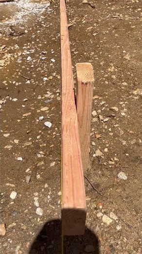 Setting batter boards concrete #construction #concrete #mason