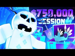 WE HIT THE BEST 0.1% PULL ON RBXGOLD... (750,000R$+ SESSION)