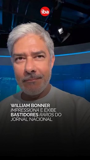 939 reactions · 76 comments | POR DENTRO 朗 William Bonner, âncora do ‘Jornal Nacional’, impressionou os seguidores e mostrou bastidores inéditos do principal telejornal do Brasil! O jornalista ainda divertiu os fãs ao expor detalhes dos equipamentos da produção da TV Globo:  “Eu vou mostrar hoje bastidores da parte técnica do Jornal Nacional, que você não vê porque a Globo não mostra.” ️ #WilliamBonner #JornalNacional #Ibahia #TVGlobo | iBahia.com | Facebook