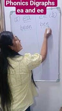 phonics: Digraphs ea and ee #english #phonics