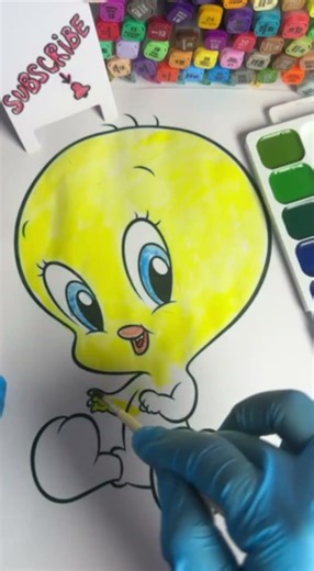 Coloring a Cute Duck