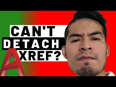 Autocad Xref Problem to Remove Reference | Unable to detach xref? Watch This.