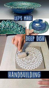 4.7K views · 3.9K reactions | Highlights from 2024 included using doilies as texture and making deeper forms using the wallie forms from @gr.pottery.forms My favorite glaze combination was @amacobrent Deep Sea Celadon with PC Seaweed layered over. I also made some variations of feet  to lift them up. #doilies #texture #potteryprocess #functionalpottery #functionalceramics #artreels #peopleofpottery #artvideo | Bill Schwenzer | Facebook