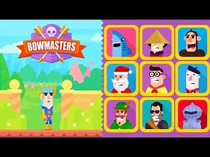 Bowmasters - Gameplay Walkthrough 33 Epic Wins New Character Gorgeous Elf King vs All Characters