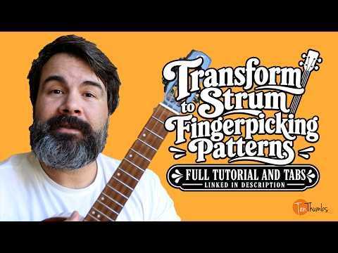 How to Turn ANY Ukulele Strumming Pattern Into Fingerpicking!