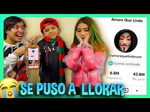 BROMA PESADA: HACKEAMOS EL TIKTOK DE AMARA QUE LINDA - Yolo Aventuras
