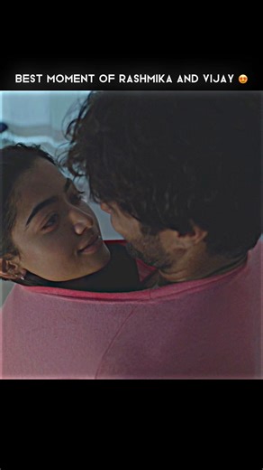 Best romantic moment of Rashmika and Vijay 😍🥀 #rashmikamandanna #vijaydevarakonda #shorts