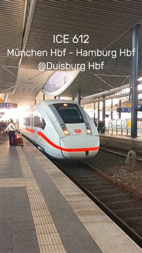 ICE 4 Lang Einfahrt Duisburg Hbf 🚄 | ICE 612 München Hbf – Hamburg Hbf #fernverkehr #trainspotting
