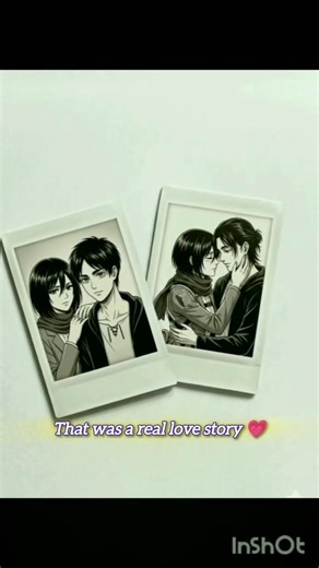 That was a real love story 💗 eremika | AOT #attackontitan #eremika #eren #mikasa #levi #armin #edit