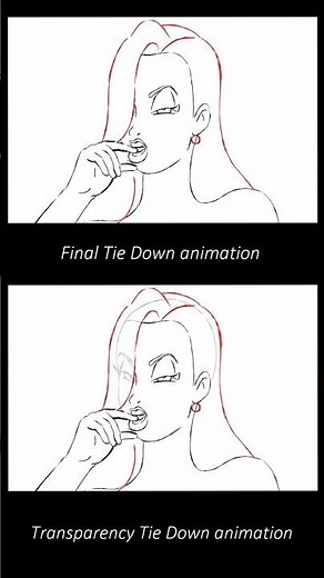 7 CHARACTER BLINKING TIE DOWN ANIMATION - JESSICA RABBIT WINKING HER EYE