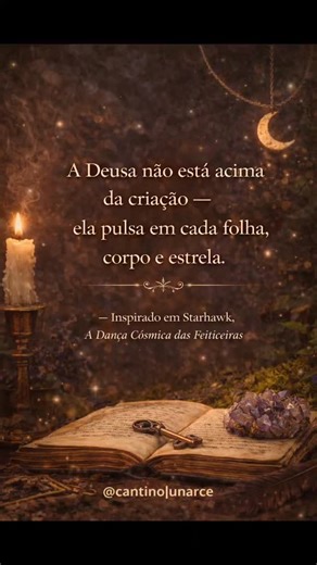 Cantinho Lunar on Instagram: "#starhawk #adancacosmicadasfeiticeiras #bruxarianatural #wicca #paganismo"