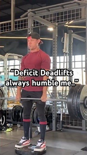 For Deficit Deadlifts I’m Working On Positioning and Driving My Feet Through the Floor #deadlift