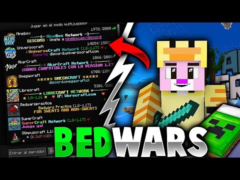 🌟Top 5 - MEJORES SERVIDORES con BEDWARS de MINECRAFT NO PREMIUM 2021 🌟