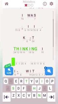 Cryptogram: Word Brain Puzzle | Level 25
