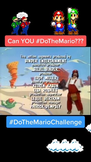 Can you #DoTheMario? I present the #DoTheMarioChallenge. #supermario #DUET #mario #luigi #nintendo #mariobros #dance #fyp #yoshi #wii #supermariobros