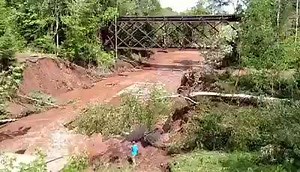 190K views · 580 reactions | When the sign on USH 63 says the road is closed, it's closed. This is the washout north of Grand View. | Bayfield County Sheriff's Office | Facebook