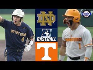Notre Dame vs #1 Tennessee (CRAZY GAME!) | Super Regional Game 1 | 2022 College Baseball Highlights