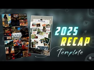 2025 RECAP REEL EDIT TUTORIAL IN CAPCUT | TRENDING 2025 ENDING RECAP CAPCUT TEMPLATE | VIRAL REELS🔥