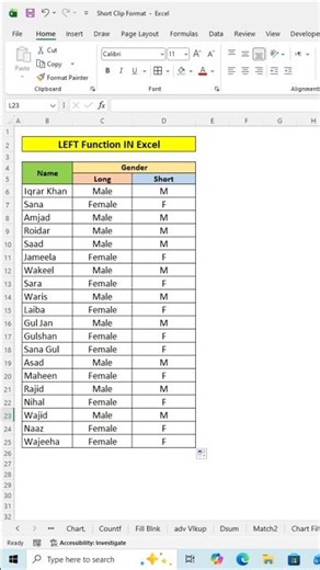 Excel LEFT Function Explained | Extract Text Easily (Beginner Guide)