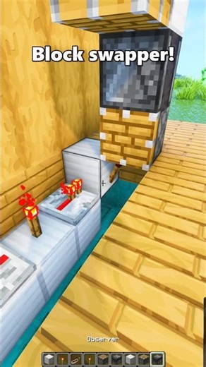 Minecraft Block Swapper 😎 #minecraft #shorts