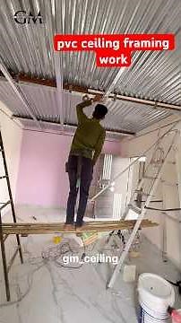 pvc ceiling frame desing🔥 | Easy framing #framingwork