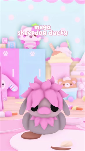 mega sheepdog ducky! ‎♡ ⸜(｡˃ ᵕ ˂ )⸝ we FINALLY got it and it’s sooo cute — ꒰ #adoptme ꒱ ‎♡ #fyp #adoptmeupdate #adoptmeroblox #kawaii summerfest admin abuse