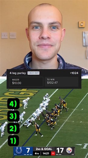 HOF: Sports Stats & Data | +1000 NFL Parlay for Sunday🏈 #nfl #parlay #sportsbetting | Instagram