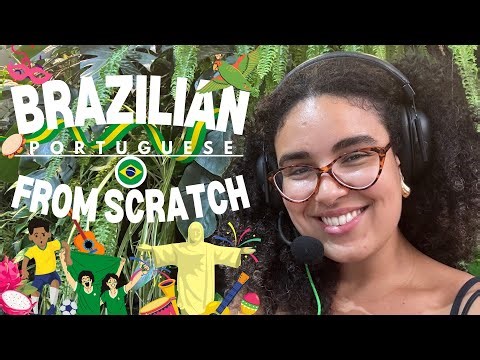 Learn Brazilian Portuguese FROM SCRATCH (LESSON 1) - with pronunciation correction