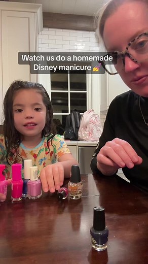 Homemade Disney Manicure Tutorial