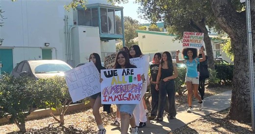 Student walkouts underway in Eagle Rock and other L.A. campus to protest against immigration raids