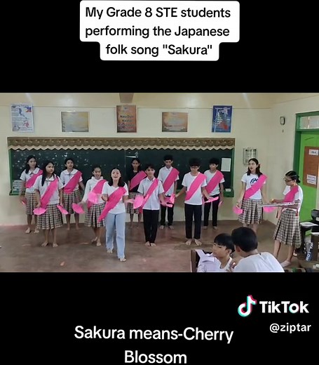 Japanese Folk Song 'Sakura' Performance by Grade 8 STE Students
