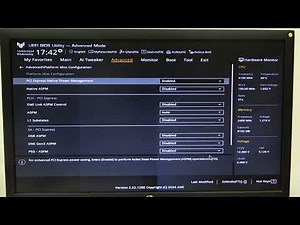 How to Enable or Disable PCI Express Power Management for ASUS TUF B760 Motherboard