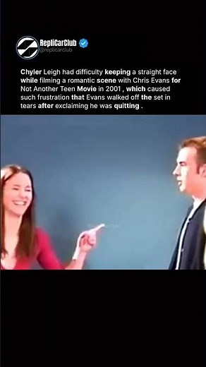 Chyler Leigh had difficulty keeping a straight face while filming a romantic sce...