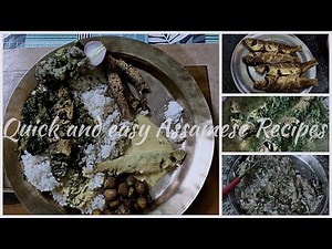 Quick and Easy Assamese recipes|| Assamese Thali|| Fish Recipes #assam #recipe #trending