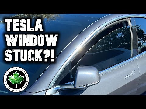 Tesla window stuck?! DO THIS!