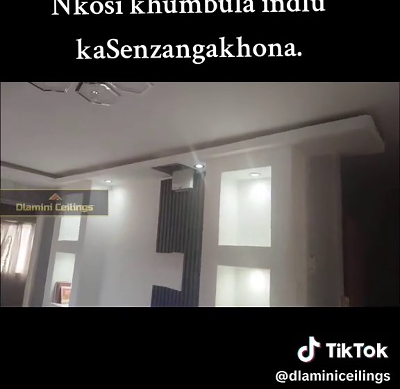 Bulkhead ceiling and TV Unit in Moria