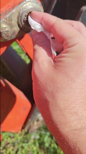 KEEP grease fittings clean! EASY!