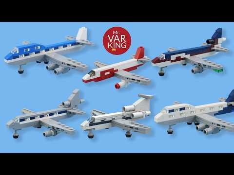 LEGO Tutorial Top 6 BEST planes compilation Part 2